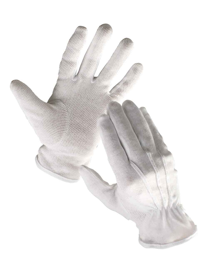 BUSTARD rukavice PVC terčíky 6",7",8",9"