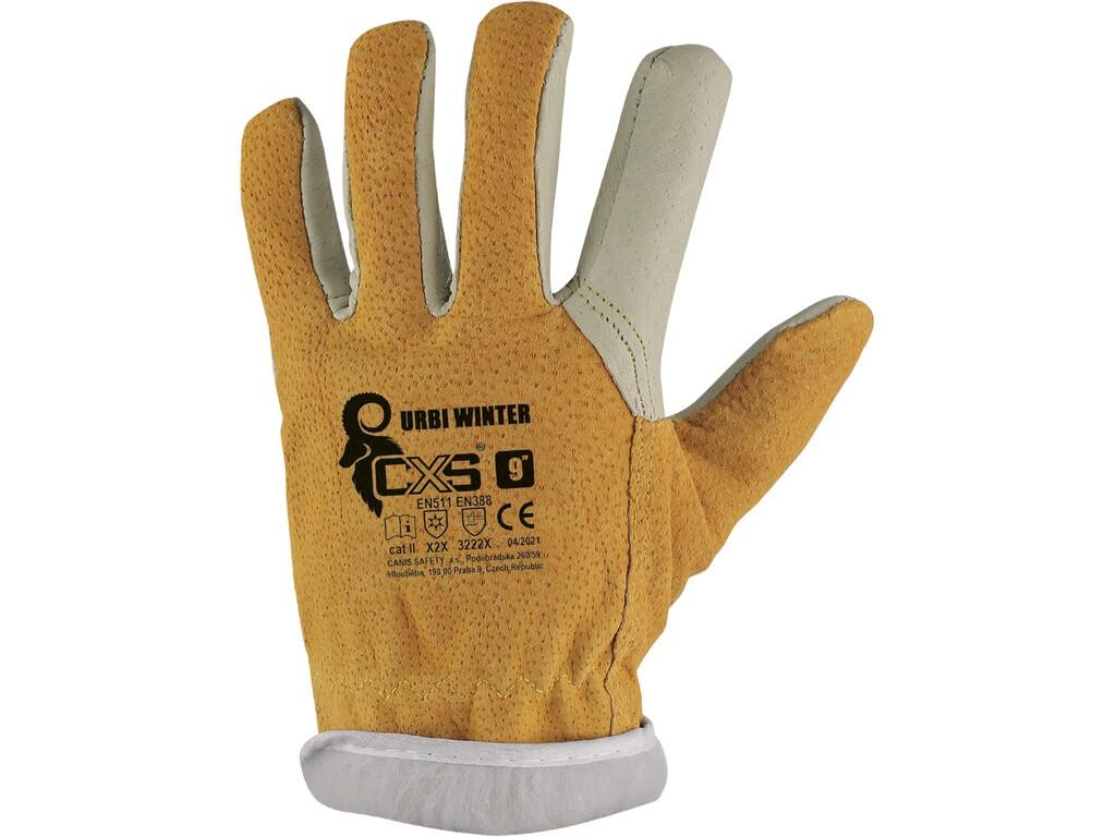 URBI WINTER zimné rukavice kombinované 9"