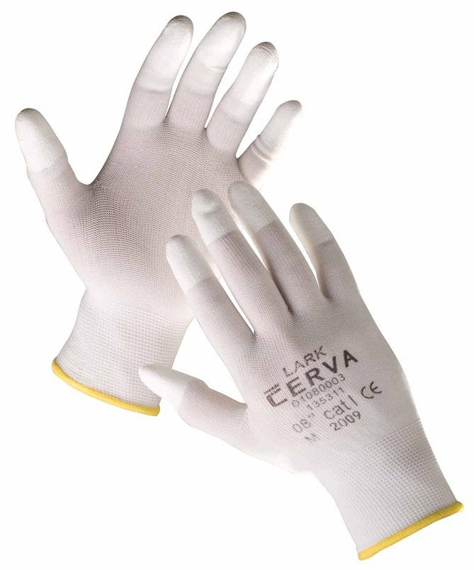 LARK povrstvené rukavice polyuretanom